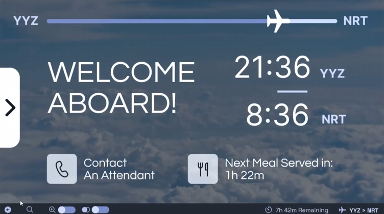 entAIRtain - In-Flight UI